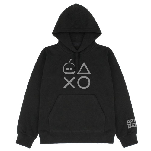『ASTRO BOアストロ プレイステーションシェイプス プルオーバーパーカー/BLACK-XXL プルオーバーパーカー/BLACK-XXL