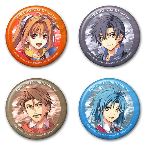 空の軌跡 the 1st メタリック缶バッジセットエステル＆ヨシュア＆カシウス＆ジョゼット エステル＆ヨシュア＆カシウス＆ジョゼット