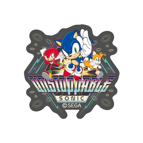 『ソニック・ザ・ヘッジホッグ』レトロアーケードソニック ダイカットステッカー