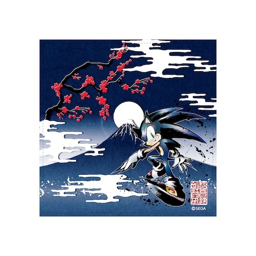『ソニック・ザ・ヘッジホッグ』梅富士ソニック ハンカチ