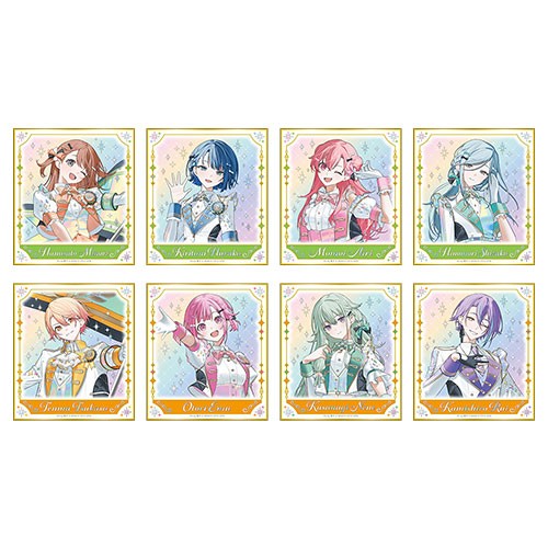 『プロジェクトセカイ 5th Anniversary 感謝祭』オーロラ箔押しミニ色紙コレクションC 【単品】MORE MORE JUMP！＆ワンダーランズ×ショウタイム（全8種） C 【単品】