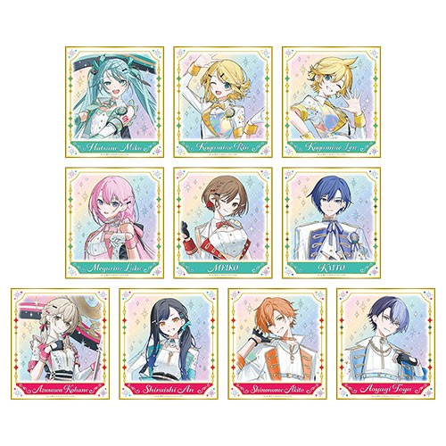 『プロジェクトセカイ 5th Anniversary 感謝祭』オーロラ箔押しミニ色紙コレクションA 【BOX】バーチャル・シンガー＆Vivid BAD SQUAD（全10種） A 【BOX】