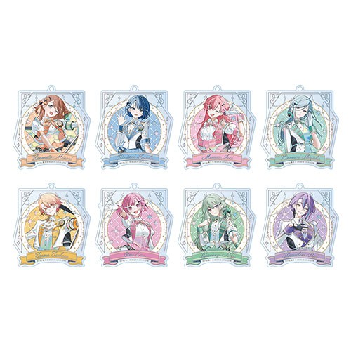 『プロジェクトセカイ 5th Anniversary 感謝祭』オーロラ箔押しアクリルキーホルダーコレクション C 【BOX】 MORE MORE JUMP！＆ワンダーランズ×ショウタイム（全8種） C 【BOX】