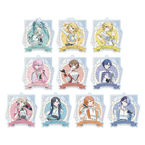 『プロジェクトセカイ 5th Anniversary 感謝祭』オーロラ箔押しアクリルキーホルダーコレクション A 【単品】 バーチャル・シンガー＆Vivid BAD SQUAD（全10種） A 【単品】
