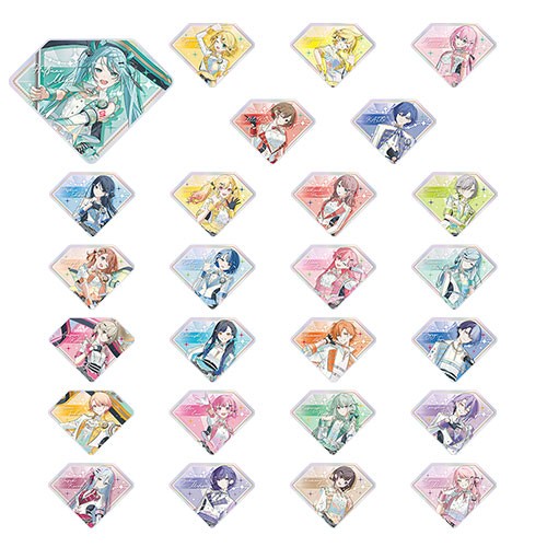 『プロジェクトセカイ 5th Anniversary 感謝祭』ダイヤ型オーロラアクリルブロック2 鏡音リン 2 鏡音リン