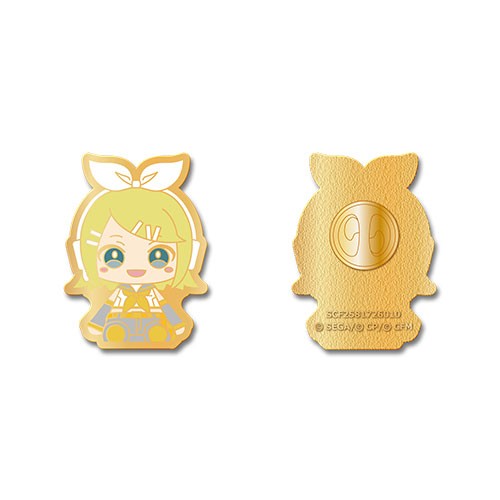 『プロジェクトセカイ カラフルステージ！ feat. 初音ミク』マイセカイ ピンバッジ“鏡音リンのぬいぐるみ” “鏡音リンのぬいぐるみ”