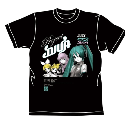 初音ミク-Project DIVA-ミクツアーTシャツブラック / Sサイズ ブラック / Sサイズ