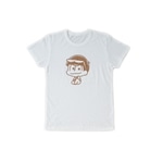 おそ松さん コルクプリントTシャツ カラ松 白 M