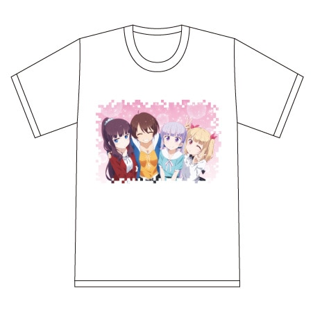 かどみゅ！イベントコラボTシャツ（NEW GAME!）