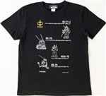 「機動戦士ガンダム」×October Beast 連邦全モビルスーツ Tシャツ（XL）