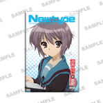 Newtype35周年記念 スクエア缶バッジ　涼宮ハルヒの憂鬱 「長門有希」