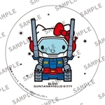 GUNDAM★HELLO KITTY　ガンタンク★ハローキティ　缶バッジ