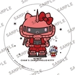 GUNDAM★HELLO KITTY　シャア専用ザクⅡ★ハローキティ　缶バッジ