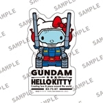 GUNDAM★HELLO KITTY　ガンタンク★ハローキティ　ステッカー