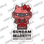 GUNDAM★HELLO KITTY　シャア専用ザクⅡ★ハローキティ　ステッカー