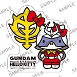 GUNDAM★HELLO KITTY　シャア★ハローキティ　ステッカー