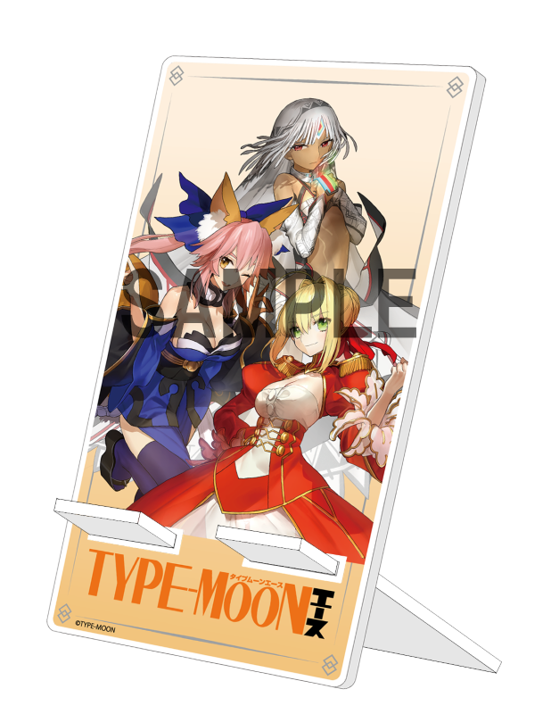 「TYPE-MOONエース」表紙イラスト アクリルスマホスタンド 〈アルテラ＆玉藻の前＆ネロ〉