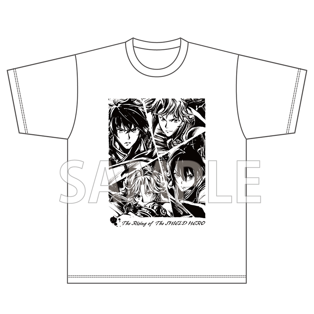 盾の勇者の成り上がり　Season 3　水墨画アート　Tシャツ 尚文・元康・錬・樹