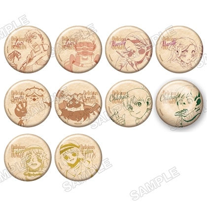 ダンジョン飯 迷宮探索展 アニメ原画トレーディング缶バッジ