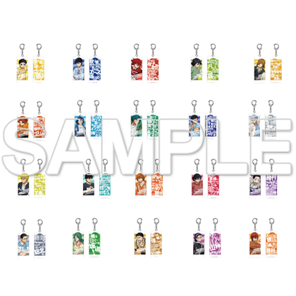 TVアニメ「弱虫ペダル」10周年フェスティバル トレーディング名言アクリルキーホルダー