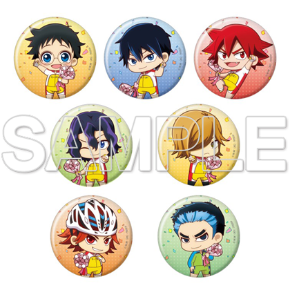 TVアニメ「弱虫ペダル」10周年フェスティバル トレーディングホログラム缶バッジ 総北ver. BOX