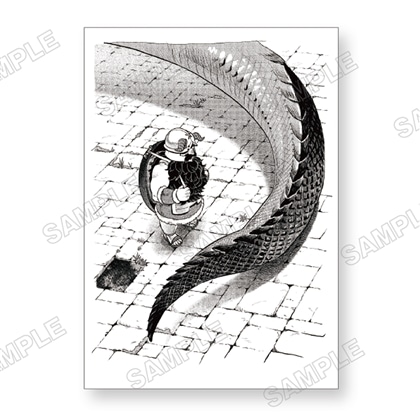 九井諒子展 B6ポストカード： ダンジョン飯  B センシと炎竜