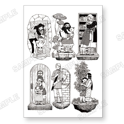 九井諒子展 B6ポストカード： ダンジョン飯 E 地下1階