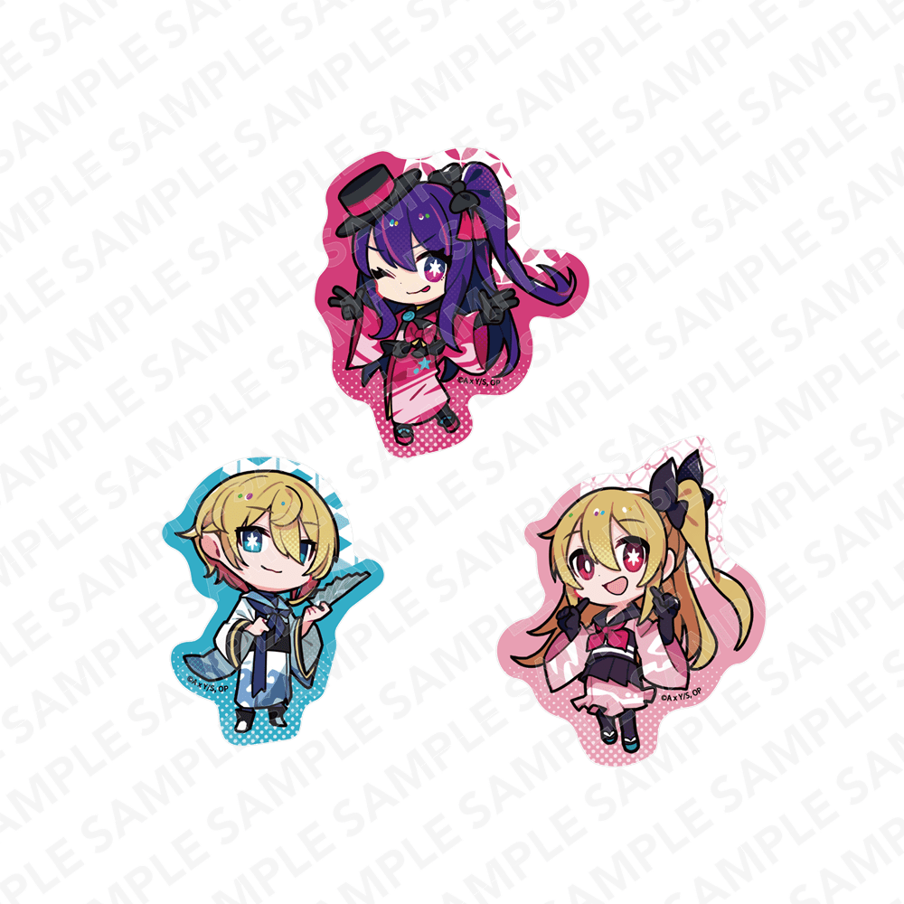 【推しの子】ステッカーセット アイ・アクア・ルビー Kimono ver.