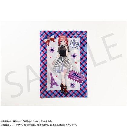 「五等分の花嫁＊」グリッターA4クリアファイル 中野二乃