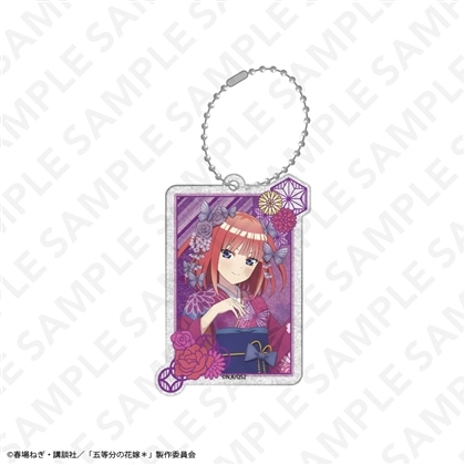 「五等分の花嫁＊」グリッターアクリルチャーム 中野二乃