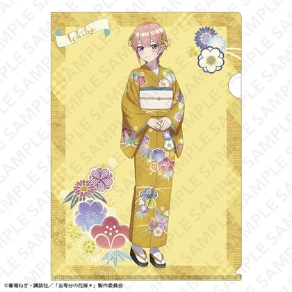 「五等分の花嫁＊」オーロラA4クリアファイル 中野一花