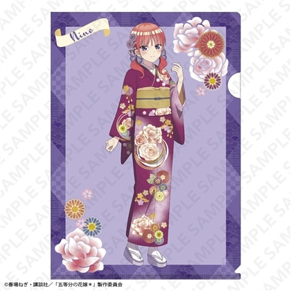 「五等分の花嫁＊」オーロラA4クリアファイル 中野二乃