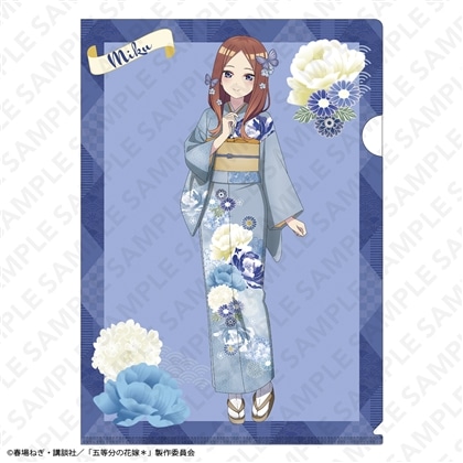 「五等分の花嫁＊」オーロラA4クリアファイル 中野三玖
