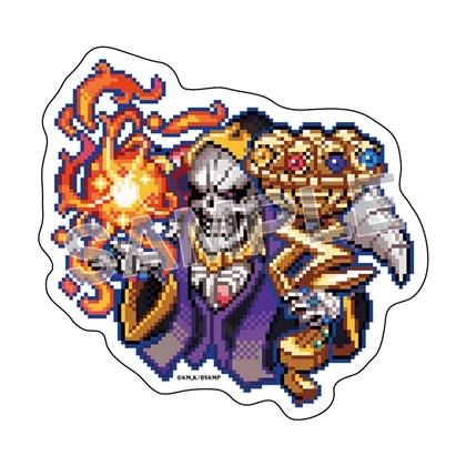 オーバーロード展 ドットちびキャラダイカットステッカー アインズ