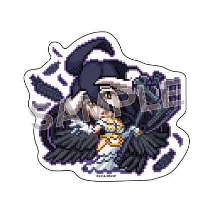 オーバーロード展 ドットちびキャラダイカットステッカー アルベド