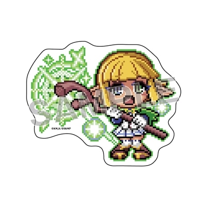 オーバーロード展 ドットちびキャラダイカットステッカー マーレ