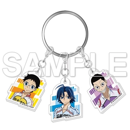 TVアニメ「弱虫ペダル」10周年フェスティバル 3連アクリルキーホルダー 小野田・真波・御堂筋