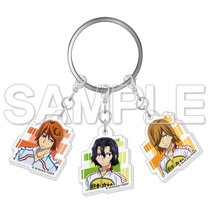 TVアニメ「弱虫ペダル」10周年フェスティバル 3連アクリルキーホルダー 手嶋・青八木・葦木場