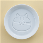 ねことじいちゃん　絵が浮き出る醤油皿　タマ　特典ステッカー2枚付き