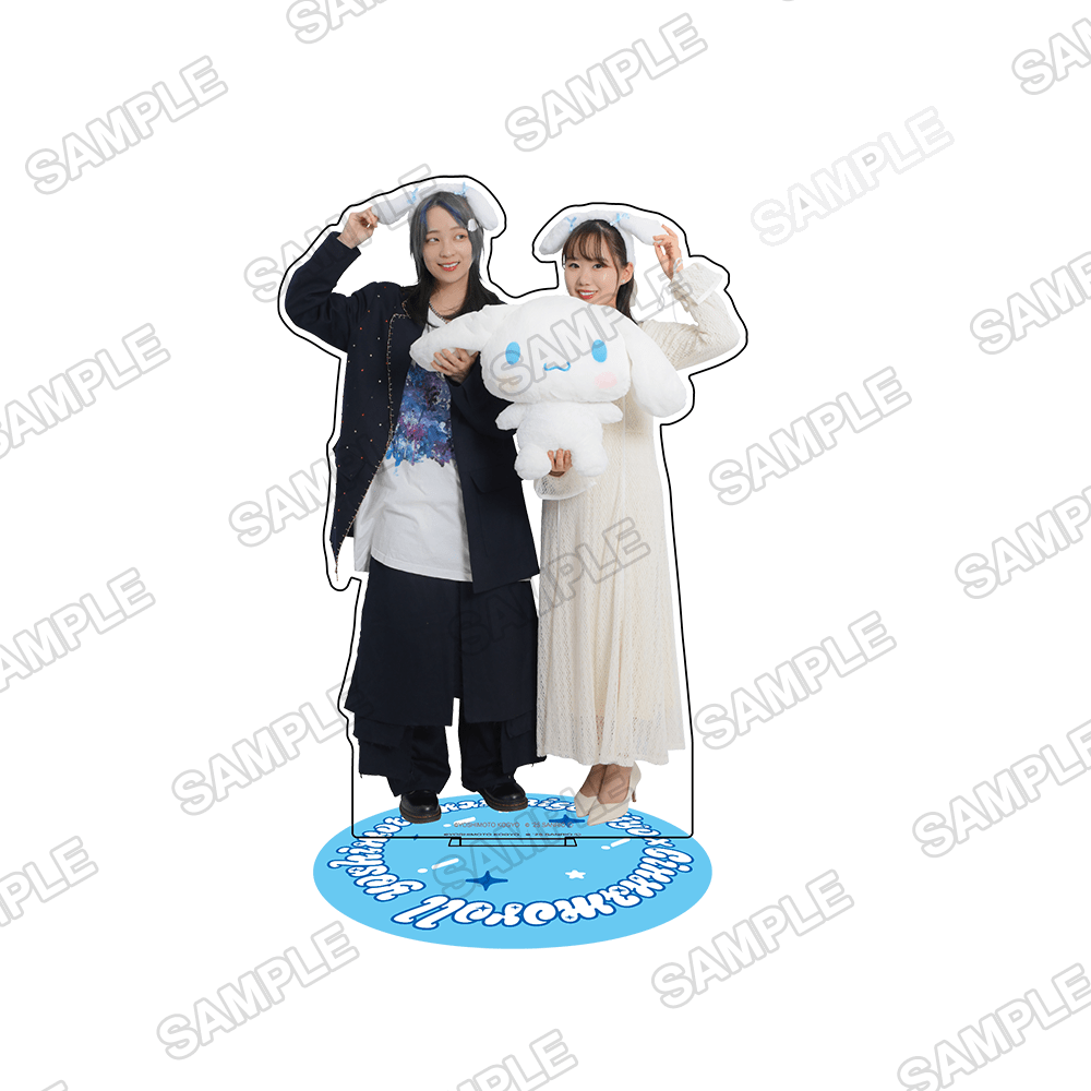 よしもと漫才劇場×シナモロール　アクリルスタンド はるかぜに告ぐ×シナモロール