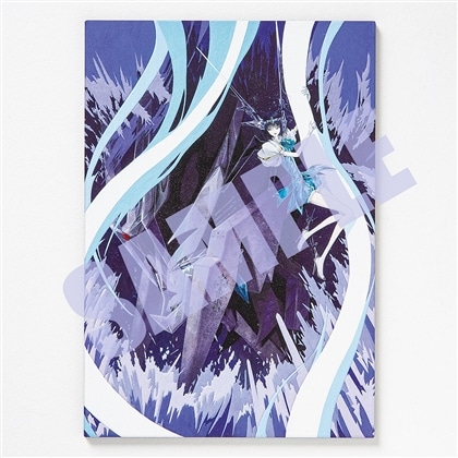 DESIGNS 永野護デザイン展 KCMオリジナル ファイブスター物語 タッチミー！木製ポストカード SNOWFLAKES（単行本第13巻）