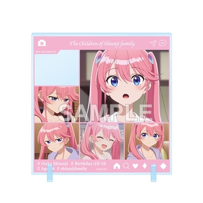 TVアニメ「紫雲寺家の子供たち」きゃら in スタンド 紫雲寺謳華