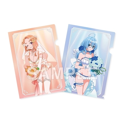 TVアニメ「紫雲寺家の子供たち」クリアファイルセット 万里&清葉 ウェディングビキニver.
