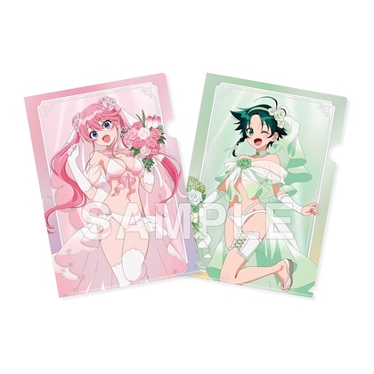 TVアニメ「紫雲寺家の子供たち」クリアファイルセット 謳華&南 ウェディングビキニver.