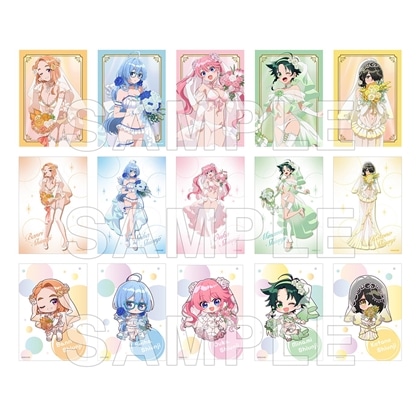 TVアニメ「紫雲寺家の子供たち」トレーディングブロマイド ウェディングビキニver. BOX