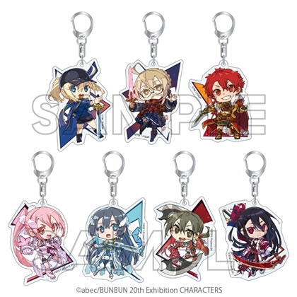 abec/BUNBUN 20th Exhibition CHARACTERS トレーディングミニキャラアクリルキーホルダー Ver.B