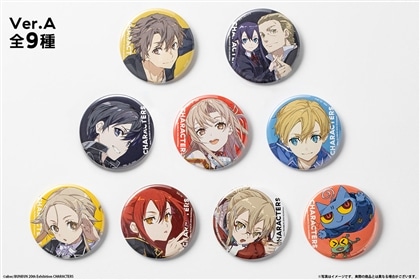 abec/BUNBUN 20th Exhibition CHARACTERS トレーディング缶バッジ Ver.A