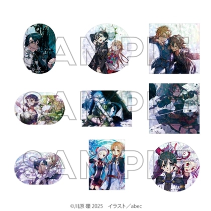 abec/BUNBUN 20th Exhibition CHARACTERS トレーディングキラキラステッカー 『ソードアート・オンライン』