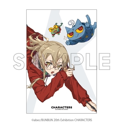 abec/BUNBUN 20th Exhibition CHARACTERS ポストカード abec先生＆電波猫＆アベシカエル