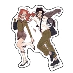 気になってる人が男じゃなかった　ステッカー　D